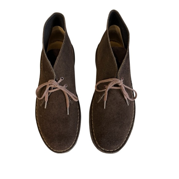 Clarks Men's Desert Boot Evo Dark Brown Suede Size 8.5 #1721 - Picture 4 of 7